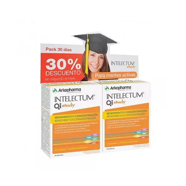 Intelectum Study Pack 2 x 30 Capsules