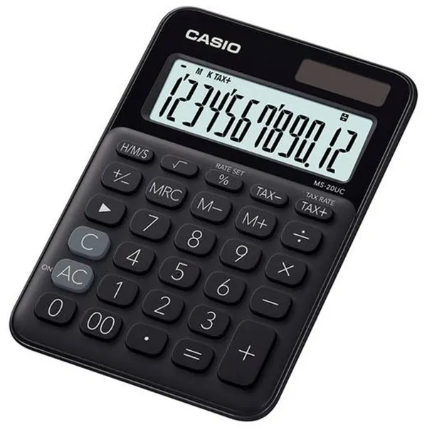 Kalkulators Casio MS-20UC Melns (2,3 x 10,5 x 14,95 cm)