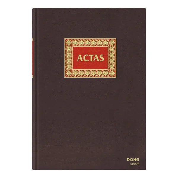 Record book DOHE 09905 Burgundy A4 Sheet 100 Sheets