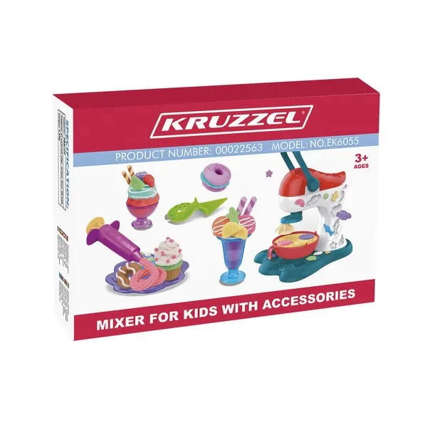 Plastikinė masė - rinkinys Kruzzel 22563