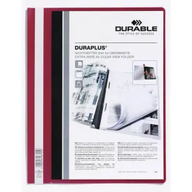 Портфель Durable DURAPLUS Красный Прозрачный A4 25 Предметы