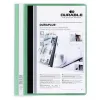 Asiakirjavihko Durable Fástener Duraplus Läpinäkyvä Vihreä A4 (25 osaa)