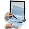 Information Frame Durable Black Transparent Magnetic 2 Pieces (2 Units)