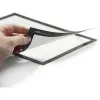 Information Frame Durable Black Transparent Magnetic 2 Pieces (2 Units)