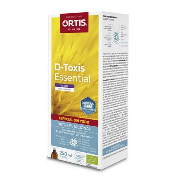 Ortis D-Toxis Essential Iodine Free Apple Bio 250ml