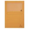 Set of Subfolders Exacompta Forever Оранжевый A4 Прозрачное окно 100 Предметы