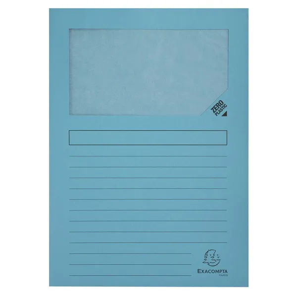 Subfolder Exacompta Forever Transparent window A4 100 Pieces