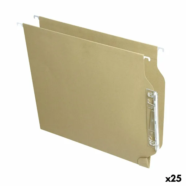 Hanging folder FADE Vardo etiketė Žiūrovas Skaidrus Ruda A4 Kartoninis popierius (25 vnt.)