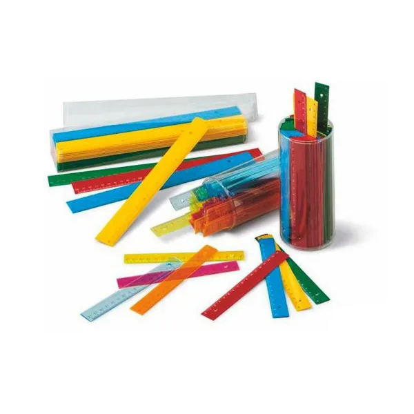 taisyklių rinkinys Faibo Spalvotas 15 cm 100 Dalys