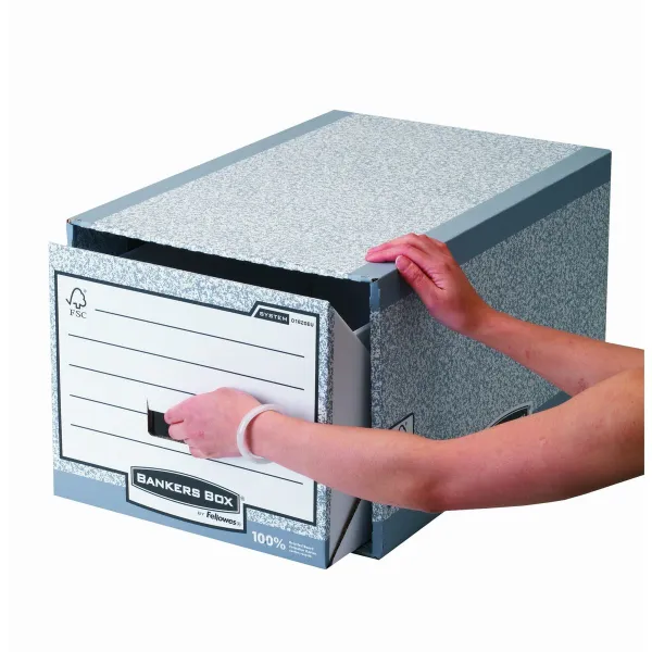 Filing drawer Fellowes Bankers Box Harmaa Kierrätetty pahvi (31 x 39 x 56,8 cm)