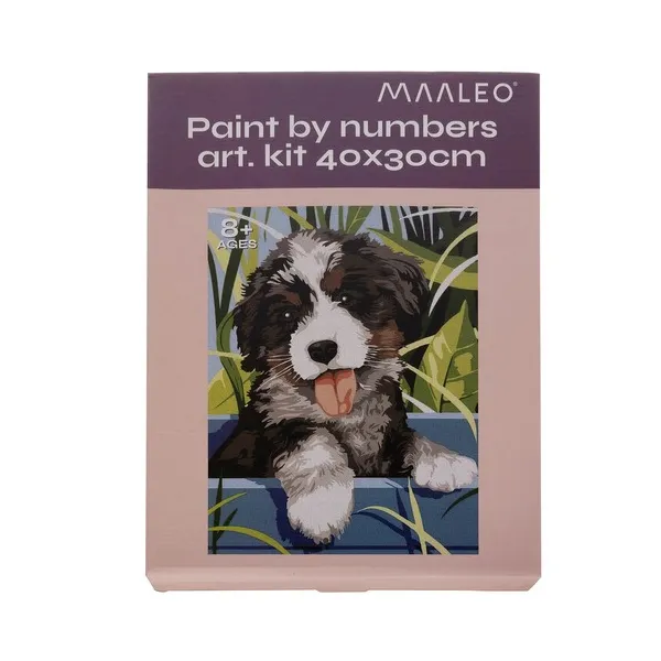 Maalaus numeroilla 40x30cm - koira Maaleo 22780