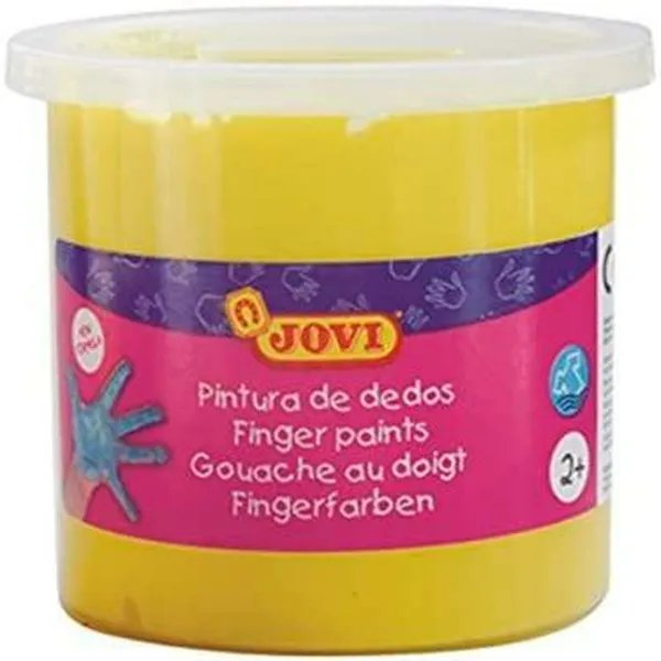 Pirkstu krāsa Jovi Atvejis 5 Daudzums Dzeltens 125 ml
