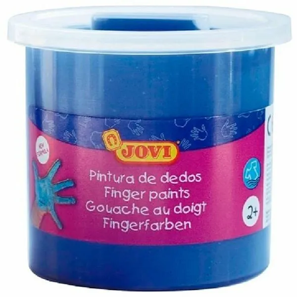 Рисование пальцами Jovi футляр 5 Предметы Синий 125 ml
