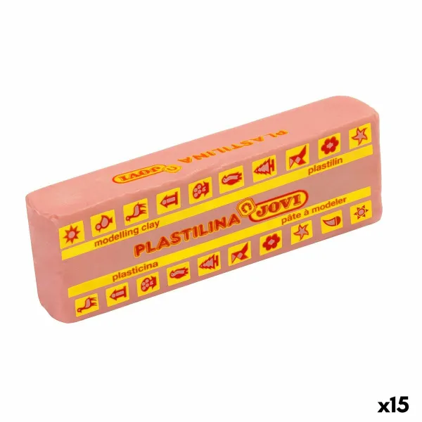 Muovailuvahapötköt Jovi School 150 g Liha (15 Kappaletta)