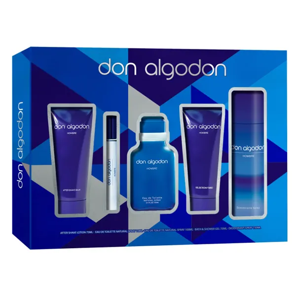 Don Algodon Man Eau De Toilette Spray 100ml Set 5 Pieces