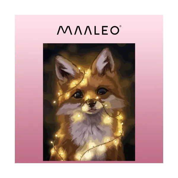 Painting by numbers 40x50cm - Maaleo fox 22782