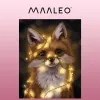 Painting by numbers 40x50cm - Maaleo fox 22782
