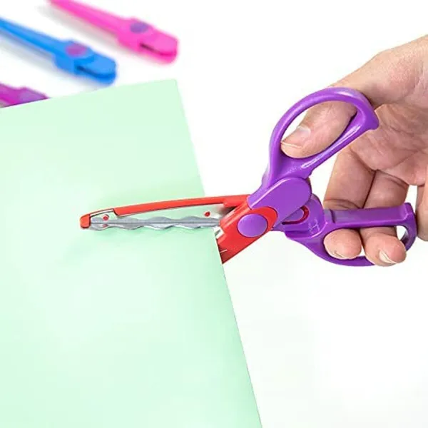 žirklės Milan 9 Dalys Spalvotas Plastmasinis