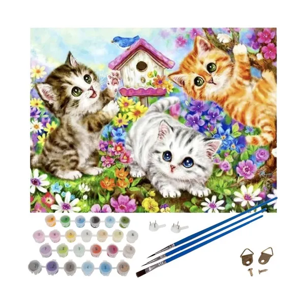 Painting by numbers 40x50cm - cats Maaleo 22781