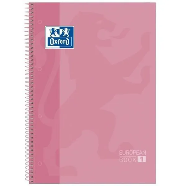 ноутбук Oxford European Book Розовый A4 A4+ 80 Листья 5 Предметы