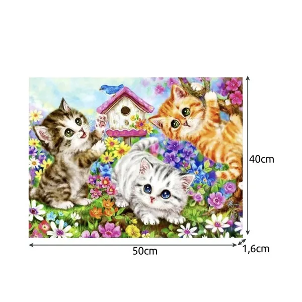 Maalimine numbrite järgi 40x50cm - kassid Maaleo 22781