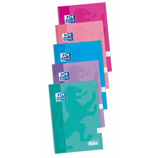 Muistikirja Oxford Monivärinen Lehti 80 Levyt 21,5 x 31,5 cm 5 Kappaletta