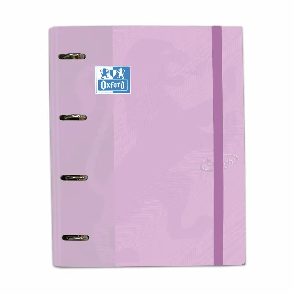 Ring binder Oxford Touch Europeanbinder Light mauve A4 A4+