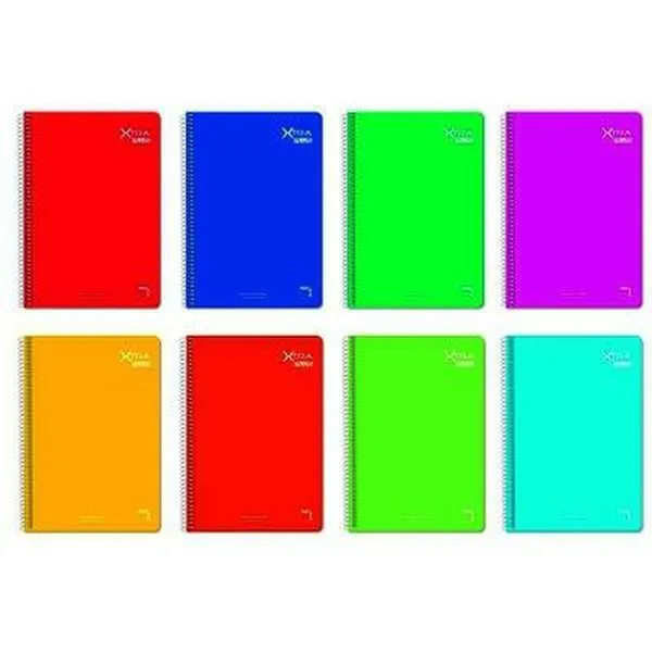 Užrašų knygelė Pacsa Spalvotas Lapas 80 Paklodės 21,5 x 31,5 cm 5 Dalys