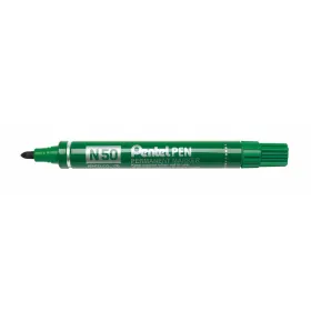 Постоянный маркер Pentel N50-BE Зеленый 12 Предметы