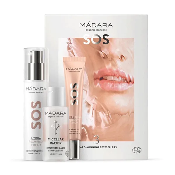 Mádara Madara Sos Hydra Recharge Crema 1un Agua Micelar Hydra-Repair Intensive Serum