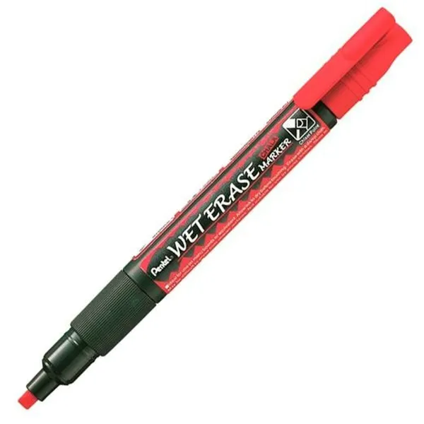 Šķidrie krīta marķieri Pentel Wet Erase Sarkans (12 Daudzums)