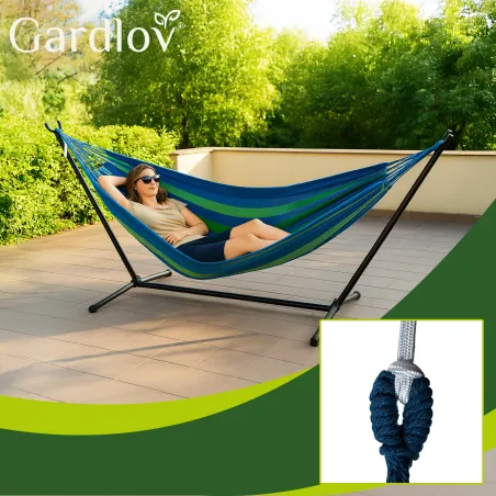 Garden hammock 200x150cm with frame