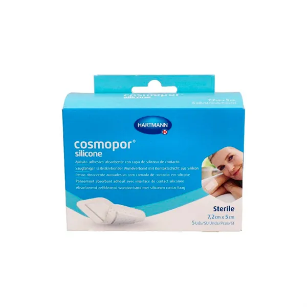 Hartmann Cosmopor Silicone 7,2x5cm 5 Units