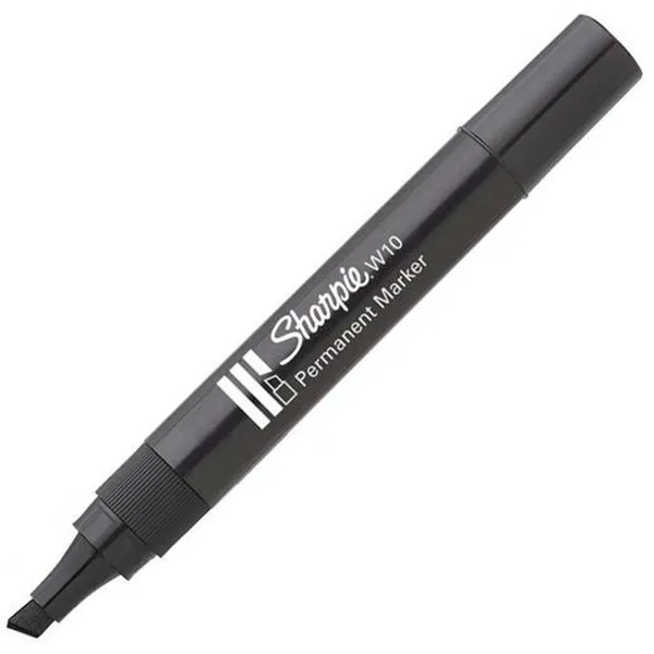 Permanenttimarkkeri Sharpie W10 Musta 12 osaa