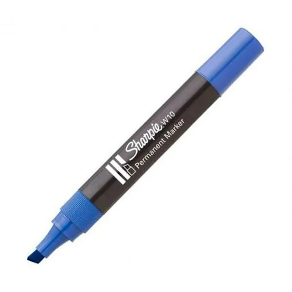 Permanentais marķieris Sharpie W10 Zils 12 Daudzums