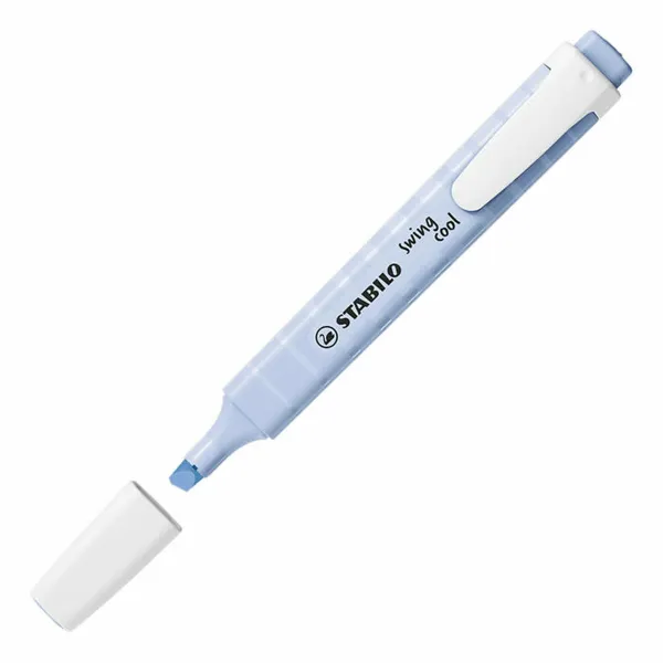 Fluorescencinis žymeklis Stabilo Swing Cool Mėlyna 10 Dalys