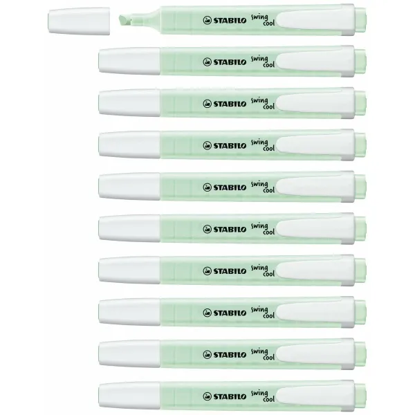 Fluorescējošs Marķieris Stabilo Swing Cool Piparmētra 10 Daudzums