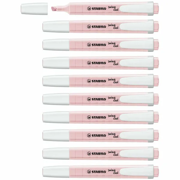 Fluorescējošs Marķieris Stabilo Swing Cool Pastel Rozā 10 Daudzums (1 gb.)