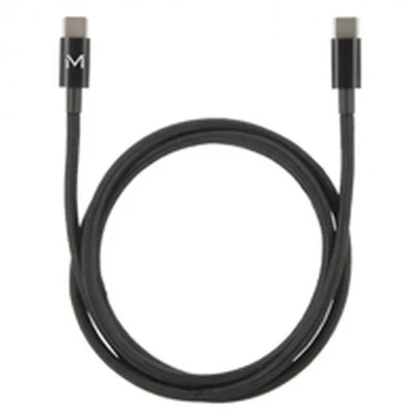 USB-kaabel Mobilis 001388 Must 2 m