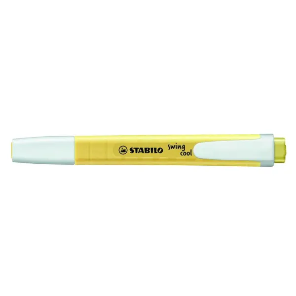 Fluorescencinis žymeklis Stabilo Swing Cool Pastel Geltona 10 Dalys (1 vnt.)