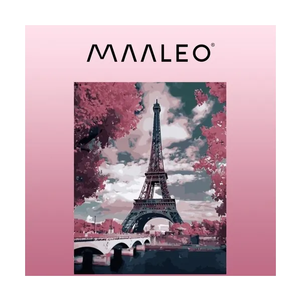 Maalaus numeroilla 40x50cm - Maaleo-torni 22784