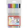 Set of Felt Tip Pens Stabilo Pen 68 Brush 10 Pieces Multicolour