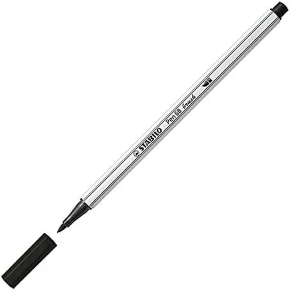Žymeklių rinkinys Stabilo Pen 68 Brush 10 Dalys Spalvotas