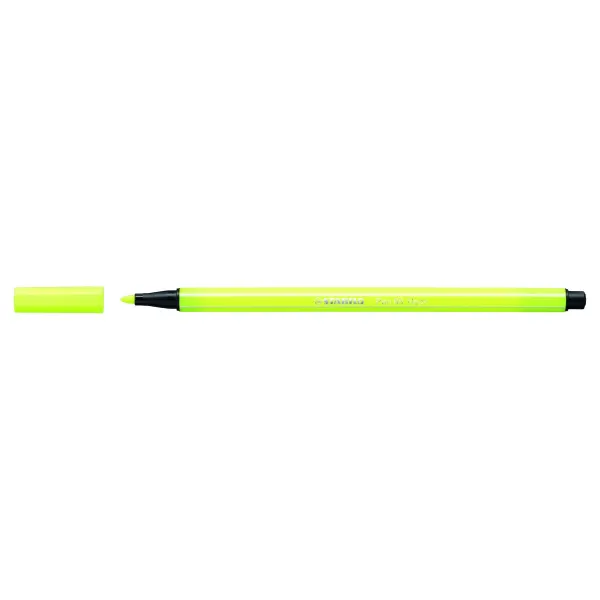 Фетр Stabilo Pen 68 Флюоресцентный Жёлтый (10 Предметы)