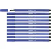 Marķieris Stabilo Pen 68 Tumši Zils (10 Daudzums)