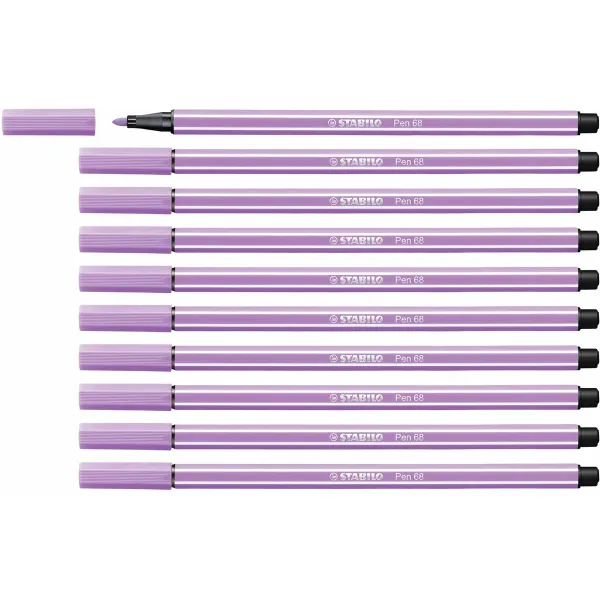 Fetras Stabilo Pen 68 Alyvinė (10 Dalys)