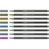 Набор маркеров Stabilo Pen 68 Metallic 8 Предметы Разноцветный
