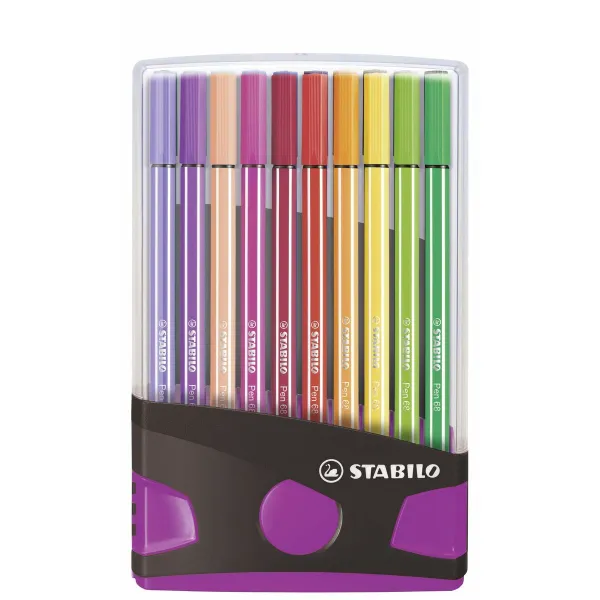 Tussisetti Stabilo Pen 68 Monivärinen