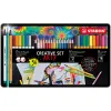 Žymeklių rinkinys Stabilo Point 88 - Pen 68 Brusht - Aquacolor Spalvotas
