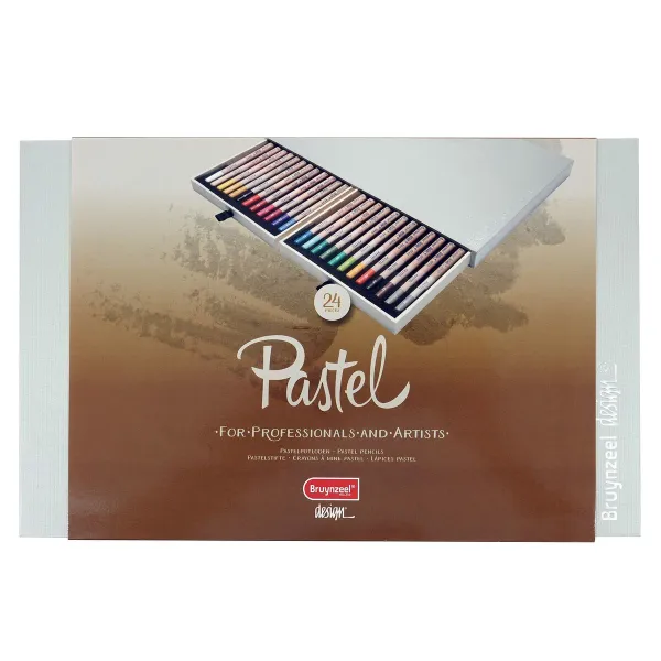 Pasteļa zīmulis Bruynzeel Design 24 Daudzums Atvejis Daudzkrāsains